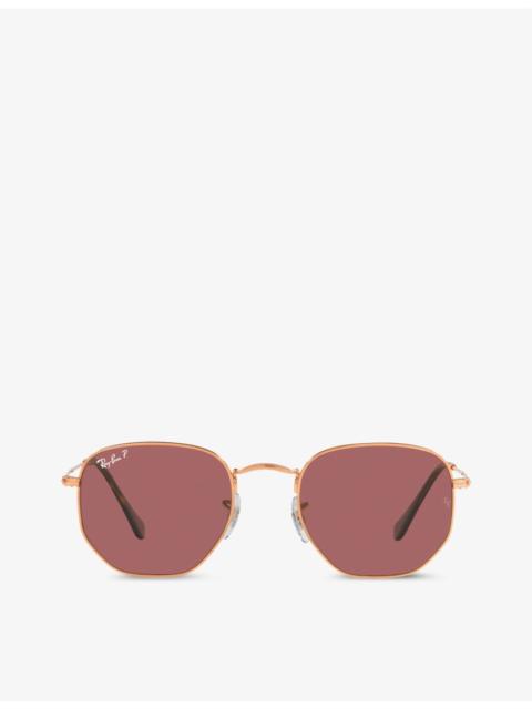 Ray-Ban RB3548N Hexagonal steel sunglasses