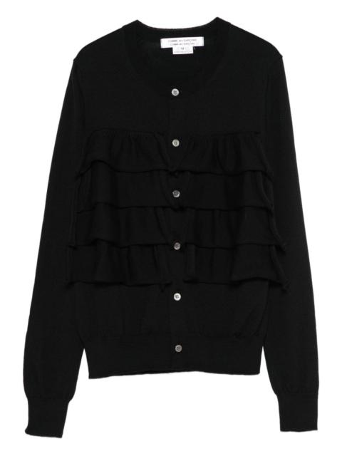 Comme Des Garçons layered-ruffle cardigan