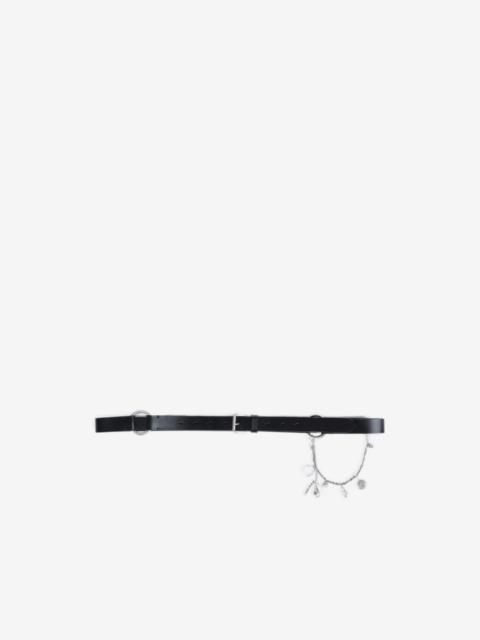 Ann Demeulemeester Charis charm-embellished leather belt