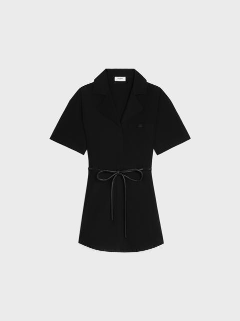 CELINE dress IN cotton and silk twill