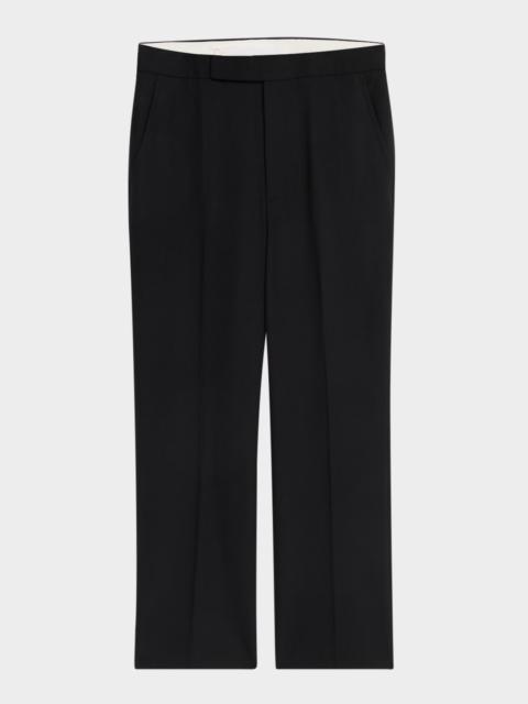MARIA McMANUS High-Rise Straight-Leg Crop Trousers
