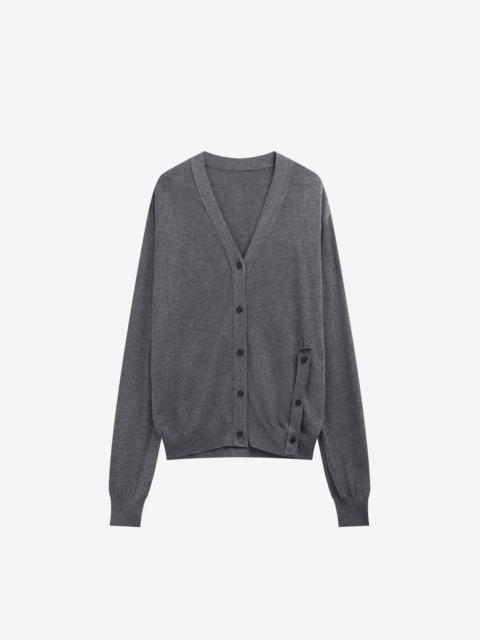 The Frankie Shop Calvane Two-Way Cardigan - Grey