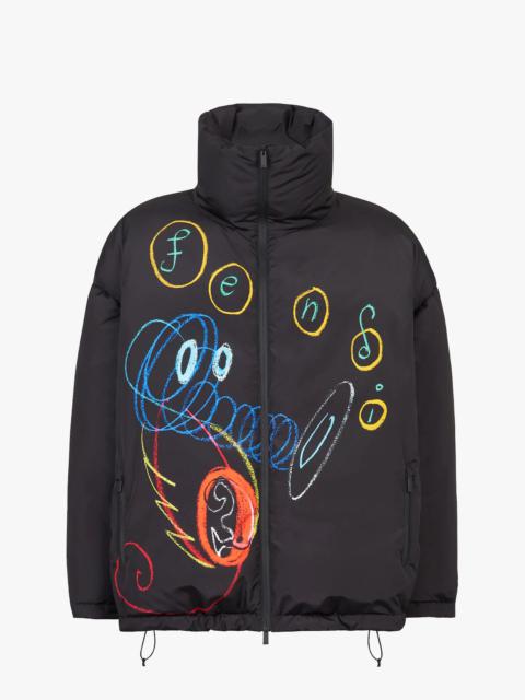 FENDI Black tech fabric jacket