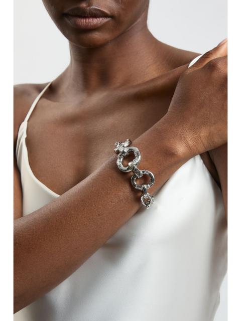KAREN MILLEN Crystal Chain Statement Bracelet