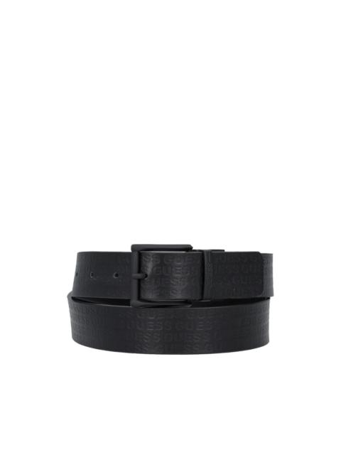 GUESS USA logo-embossed buckle belt