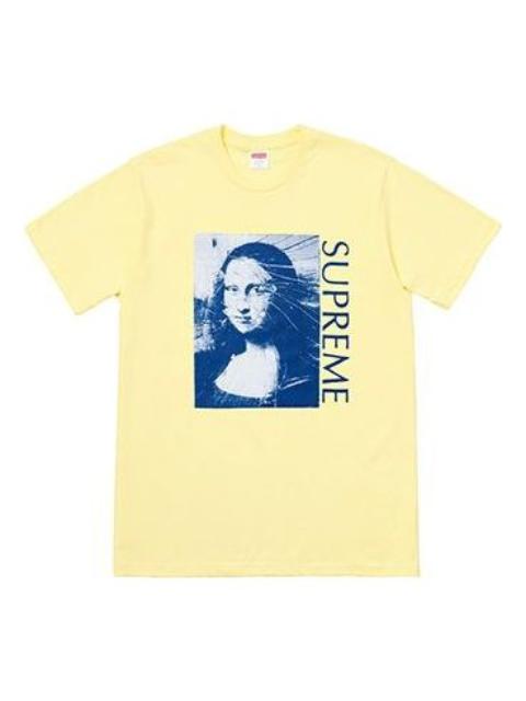 Supreme Supreme SS18 Mona Lisa Pale Yellow Tee SUP-SS18-446