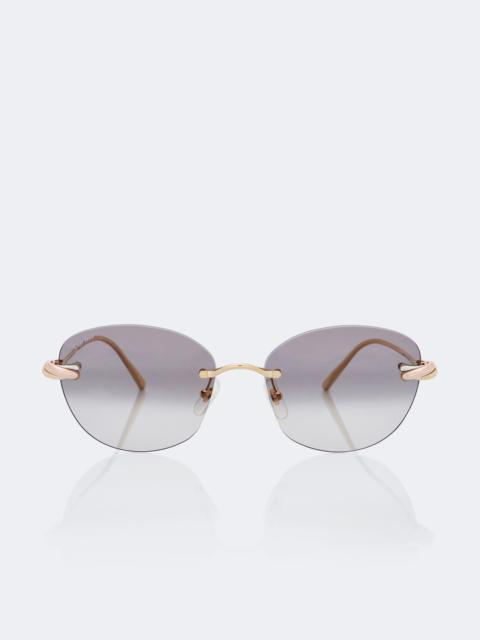 Cartier Trinity De Cartier round sunglasses