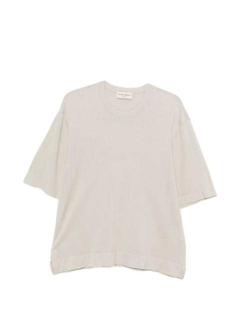 OFFICINE GÉNÉRALE fine-knit crew-neck T-shirt