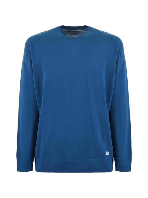 C.P. Company logo knit sweater