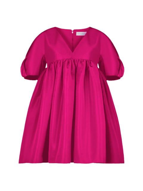 NINA RICCI taffeta flared minidress