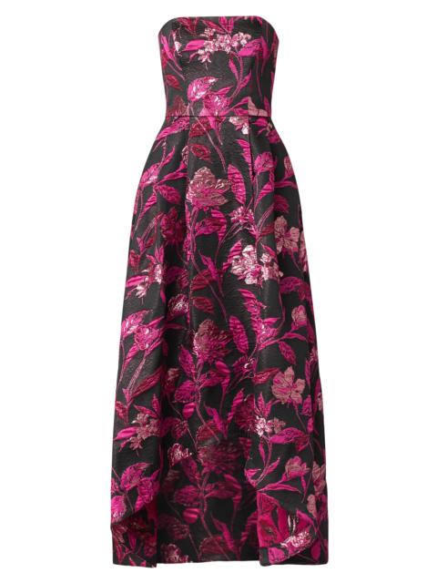 Shoshanna Women's Paladino Floral Jacquard Dress - Jet Scarlett