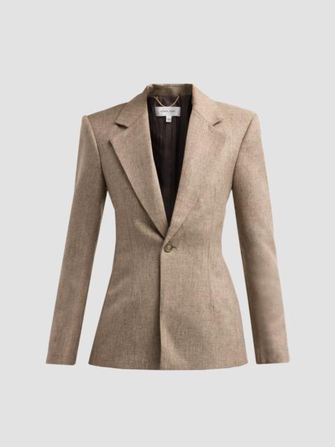 RONNY KOBO Women's Anette One-Button Blazer - Melange Taupe
