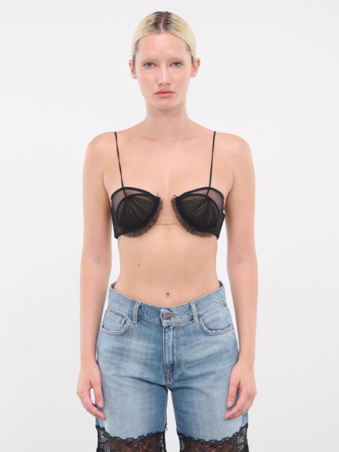 NENSI DOJAKA Tulle Appliqué Bra