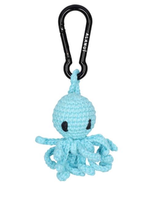Alanui Octopus cotton crochet key holder