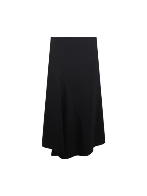 dark grey cotton skirt