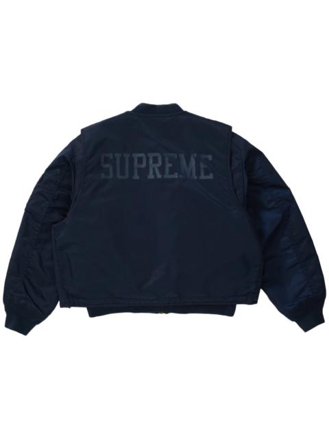 Supreme Supreme 2-in-1 MA 1 Vest Navy