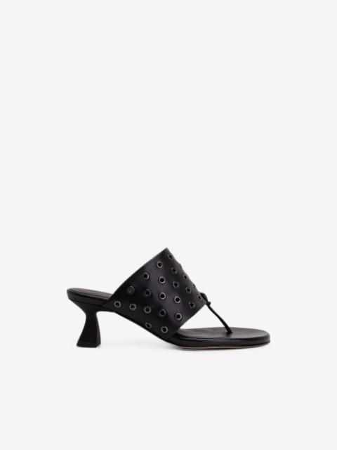 MIISTA Cedella eyelet-embellished sandals