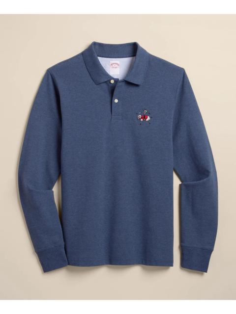 Brooks Brothers Golden Fleece® Stretch Supima® Cotton Long-Sleeve Henry Polo Shirt