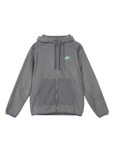 Nike NSW fleece hooded jacket 'Grey' DD4883-068