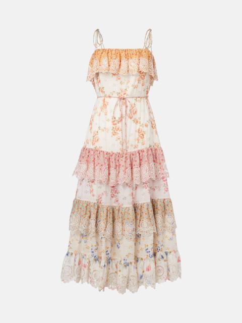Zimmermann Lucky tiered cotton maxi dress