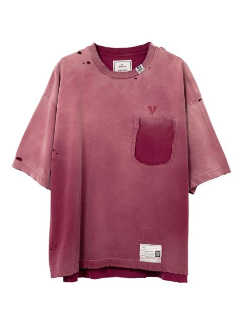Maison MIHARAYASUHIRO Sun faded-effect chest-pocket cotton T-shirt