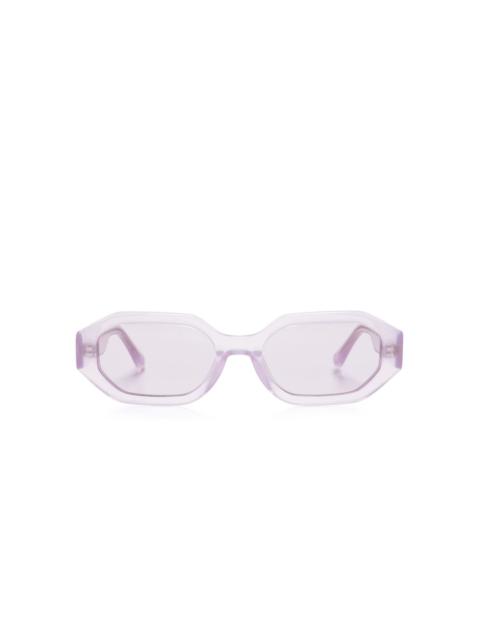 THE ATTICO x Linda Farrow Irene geometric-frame sunglasses
