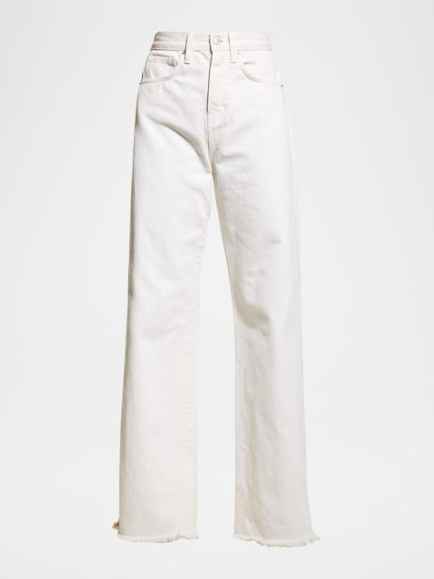 VERONICA BEARD Taylor High-Rise Wide-Leg Jeans