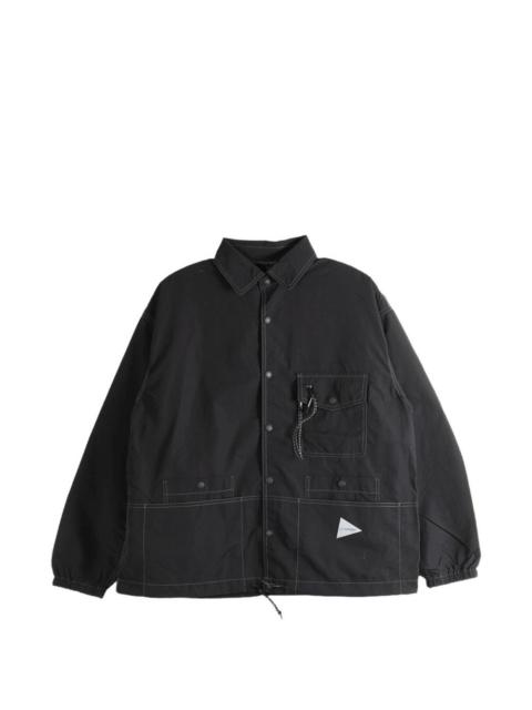 and Wander contrast-stitch pocket-detail jacket