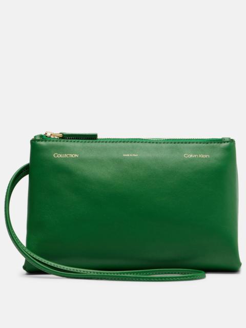 Calvin Klein Collection Essential Case Mini leather clutch