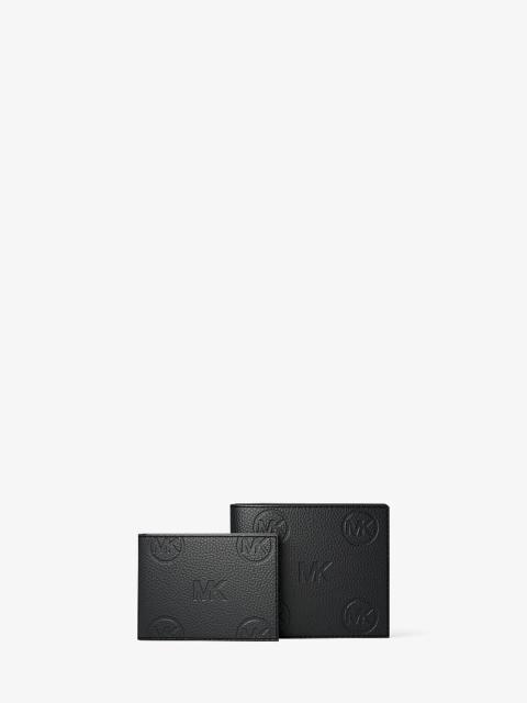 MICHAEL KORS Cooper Logo Debossed Billfold Wallet With Passcase