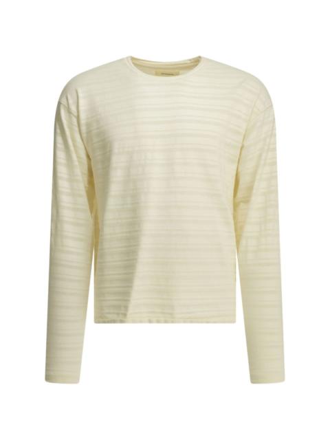 mfpen horizontal-stripe round-neck T-shirt