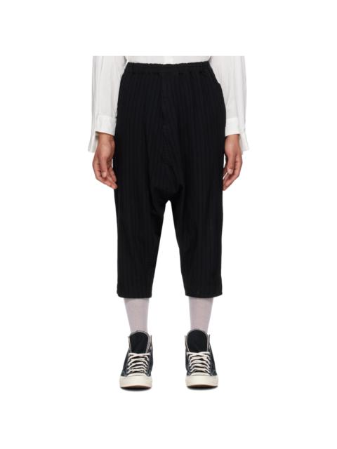 Black Striped Trousers