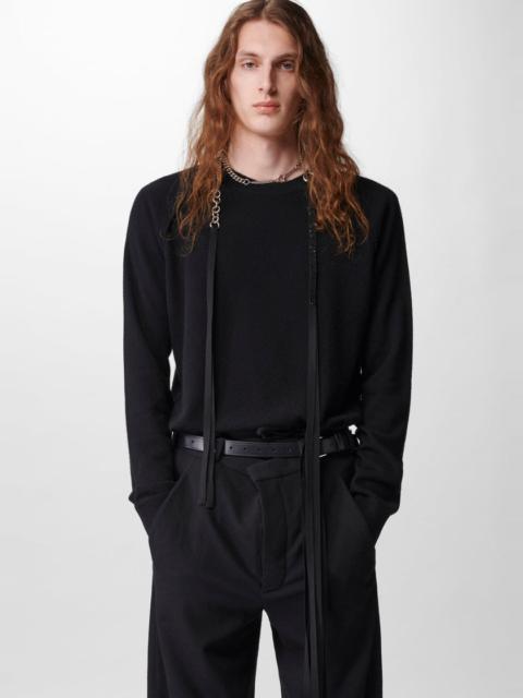 Ann Demeulemeester Lemme Knitted Crewneck Sweater