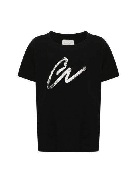 logo-print cotton T-shirt