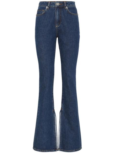 PHILIPP PLEIN high-waisted flared jeans