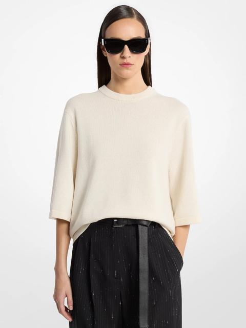 MICHAEL KORS COLLECTION Cashmere T-Shirt