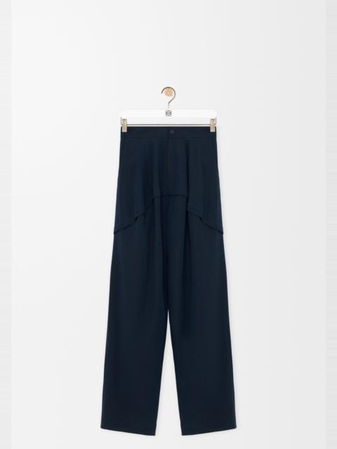 Loewe Trousers in wool and cotton