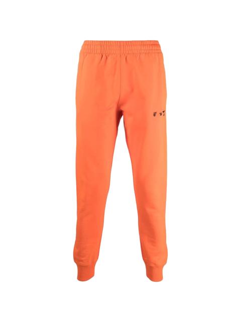 Off-White Diag Stripe Logo Track Sweatpants "ORANGE" OMCH035F21FLE0022010