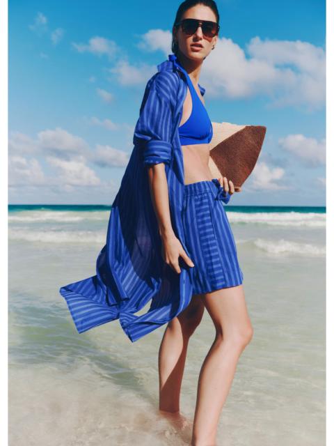 ME+EM Beach Midi Shirt Dress