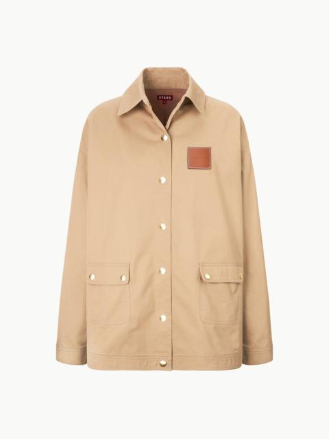 STAUD STAUD ESTERO JACKET KHAKI