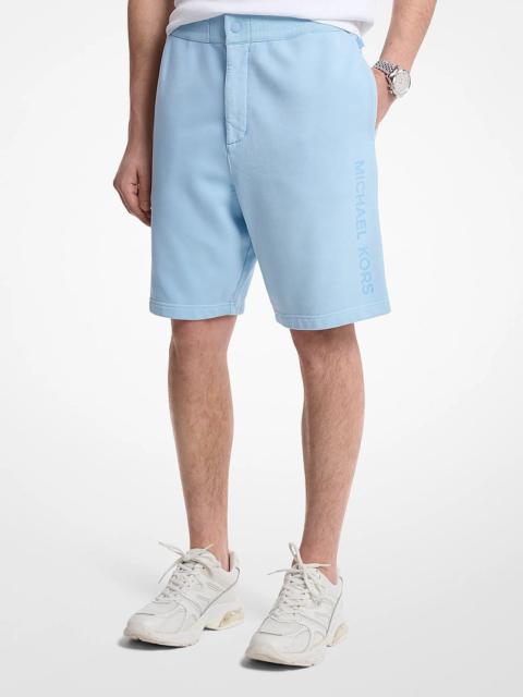 MICHAEL KORS Garment-Dyed Cotton Shorts