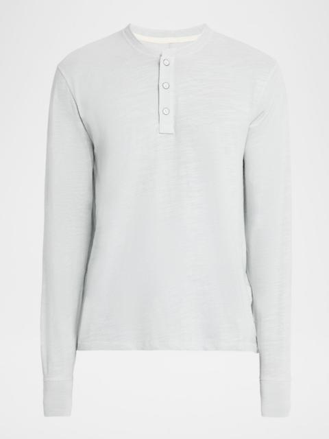 rag & bone Men's Classic Flame Henley Long-Sleeve T-Shirt