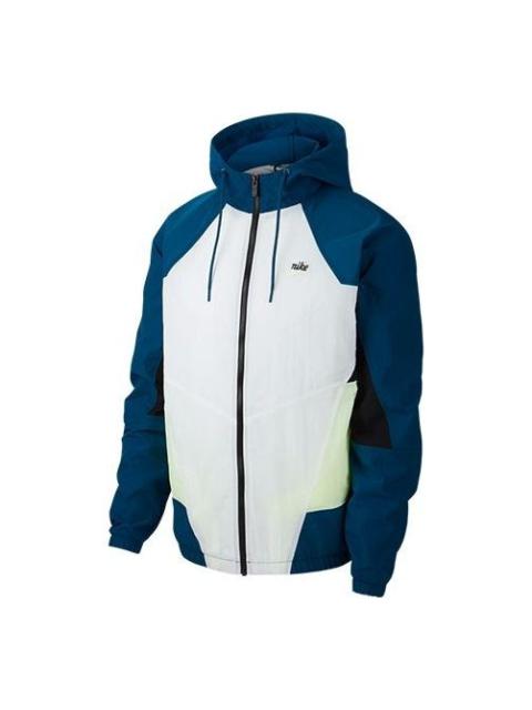 Nike Heritage Windrunner Woven Jacket Coat Blue  CJ4359-499