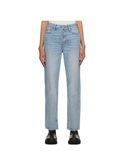 GANNI Blue Lovy Jeans