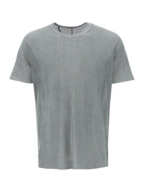 COTTON PERFORATED T-SHIRT
