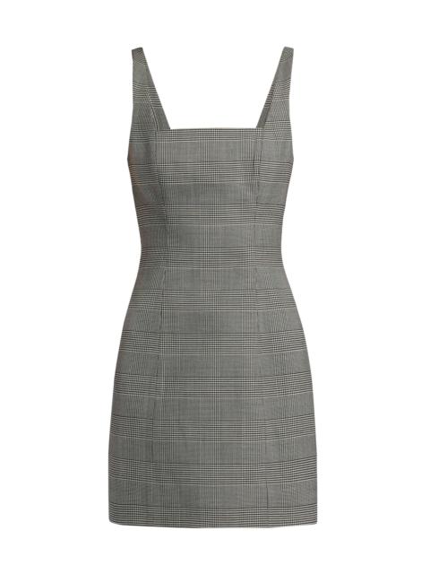 Balmain Women's Prince of Wales Jacquard Minidress - Noir Blanc