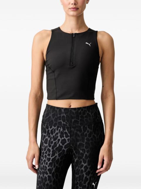 PUMA Lightstride zip-fastening tank top