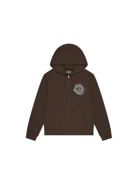 DENIM TEARS Denim Tears Denim University Zip Hoodie Brown