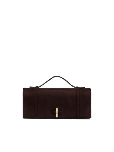 MALONE SOULIERS small May suede clutch bag