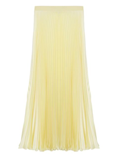 SIMKHAI Melanie pleated midi skirt